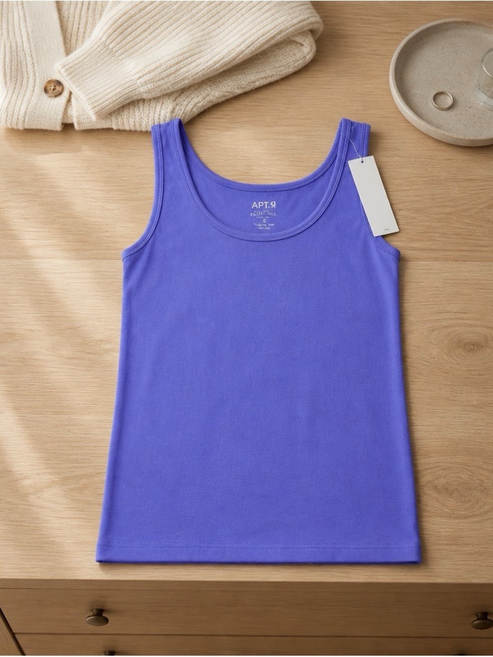 Apt. 9 Violet Scoop Neck Tank